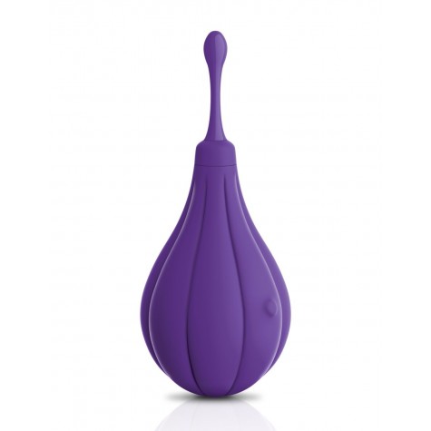 Фиолетовый вибростимулятор Focus Sonic Vibrator с 3 насадками