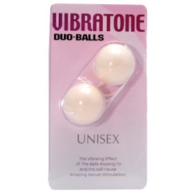 Молочные вагинальные шарики Vibratone DUO-BALLS