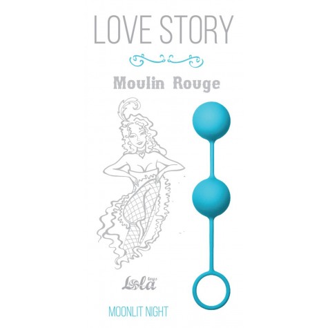 Голубые вагинальные шарики Love Story Moulin Rouge